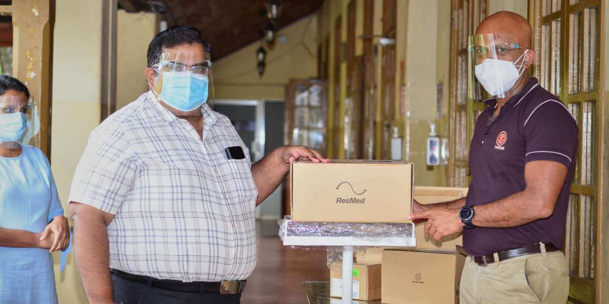 Donation of Oxygen Delivery Devices to IDH, Colombo