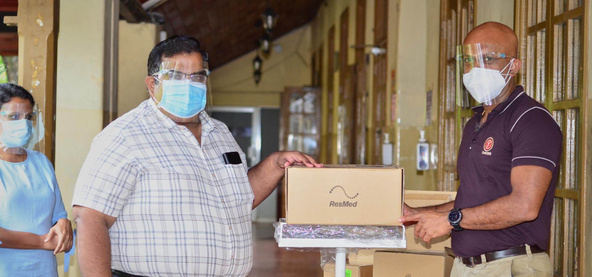 Donation of Oxygen Delivery Devices to IDH, Colombo