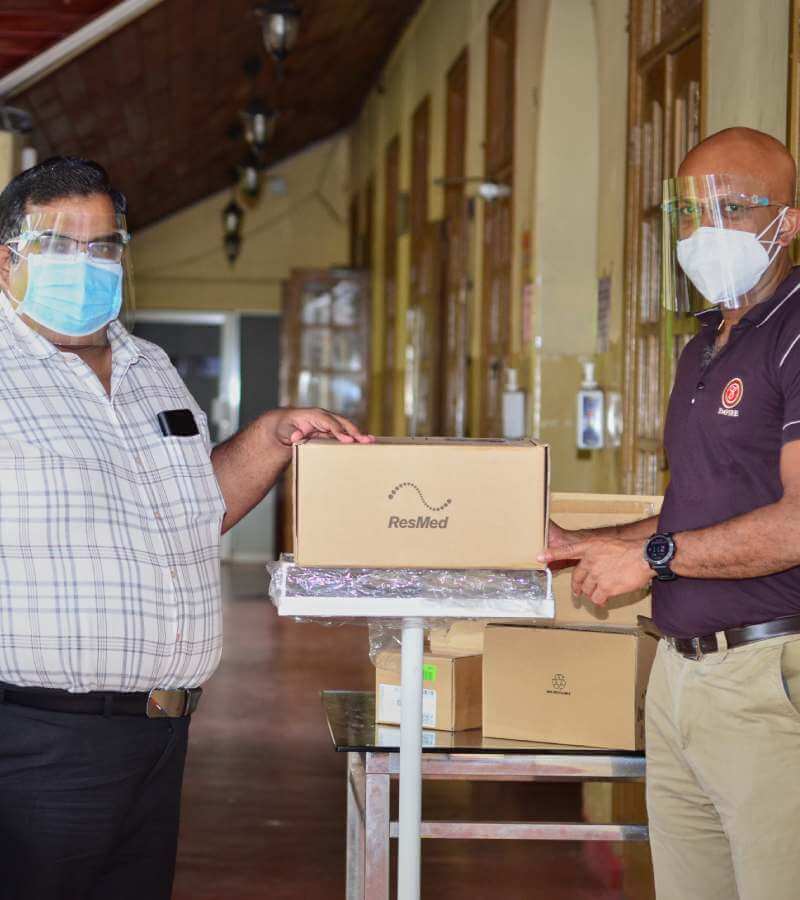 Donation of Oxygen Delivery Devices to IDH, Colombo