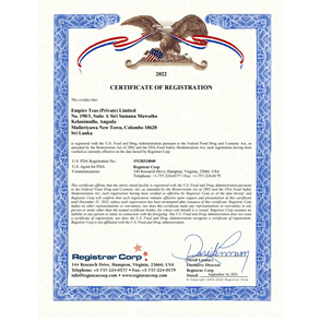 FDA Certificate