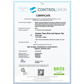 BRC Certificate 2022