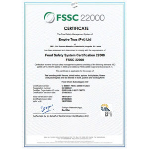 FSSC Cerificate - 22000